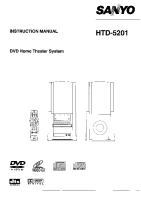 Sanyo HTD-5201 - Owners Manual 